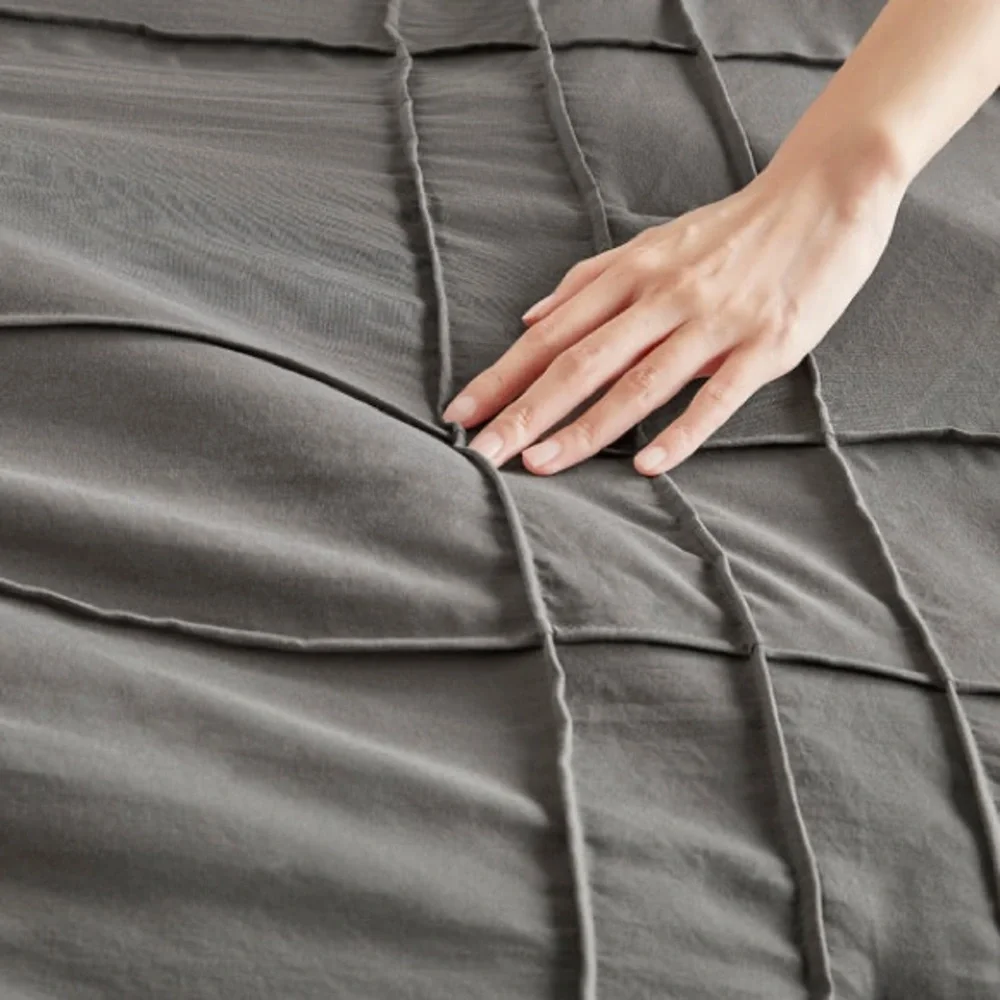 510 Design Porter Washed Pleated 2-Pc. Duvet Cover Set, Twin/Twin XL